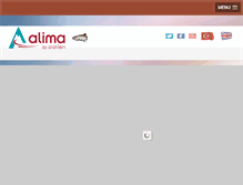 Tablet Screenshot of alima.com.tr